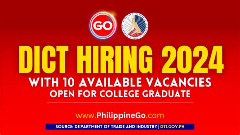 dict hiring 2024|Dict Jobs in Philippines .